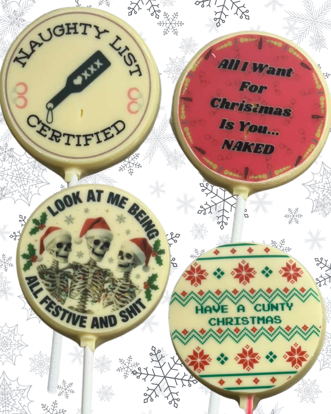 Vegan Chocolate Lolli - Naughty List