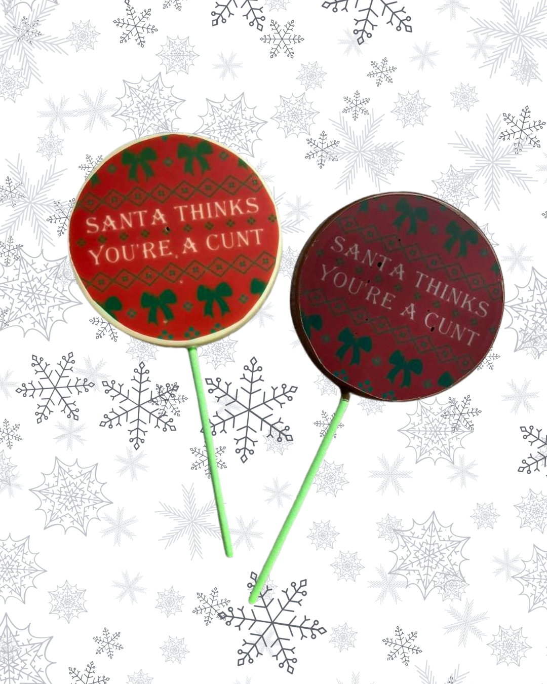 Vegan Chocolate Lolli - Naughty List