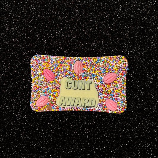 Cunt Award Chocolate Slab