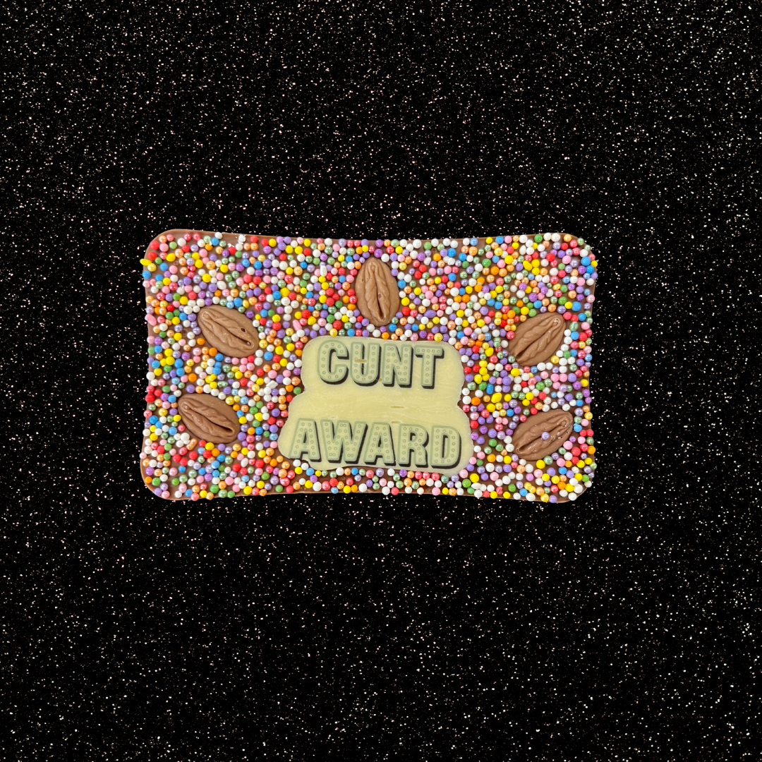 Cunt Award Chocolate Slab