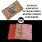 Rainbow Sprinkle topped bar - customisable.